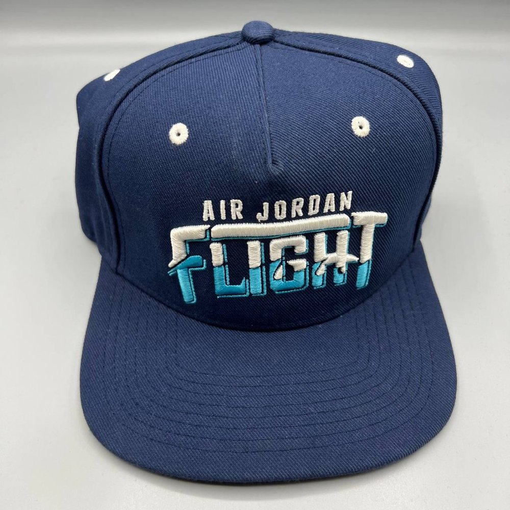 Air Jordan Flight Hat Men Blue Jumpman Snap Back Cap Cotton